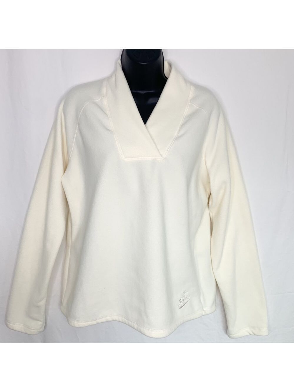 VINTAGE ROOTS Winter Edition/ Shawl Neck Cream Fleece